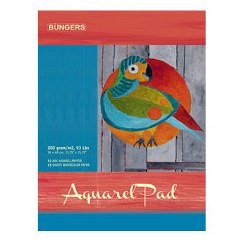 Bünger Akvarellblock A3 200G 15 blad (977802*5)