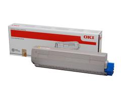 OKI C831 C841 toner cartridge yellow standard capacity 10.000 Pages 1-pack Yellow toner C831/C841 series 10K