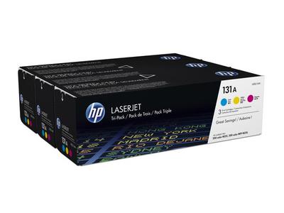 HP 131A / U0SL1AM 3-Pack - Lasertoner - Lasertoner Multicolor (U0SL1AM)
