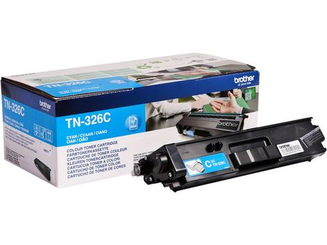 BROTHER TN326C - Cyan - original - toner cartridge - for Brother DCP-L8400,  DCP-L8450,  HL-L8250, HL-L8350, MFC-L8650,  MFC-L8850 (TN326C)