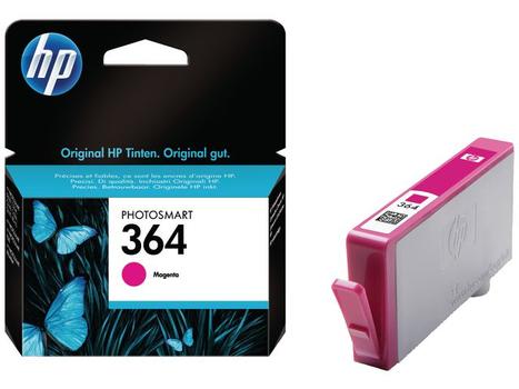 HP 364 magenta bläckpatron,  original (CB319EE)