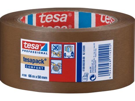 TESA Emballasjetape TESA PVC 50mmx66m brun (04100-00228-00*6)