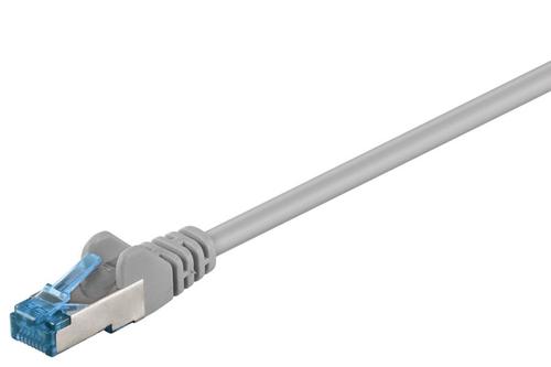 Goobay Patch kabel, S/FTP CAT6A, 0,5 m, grå (93659)