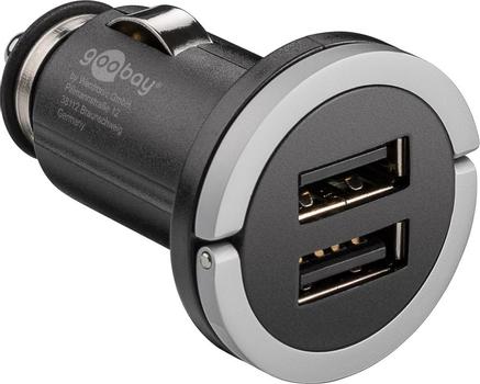 ALINE Strømforsyning 12-24 V til 2x USB 5 V 2100 mA til bilen (44222)