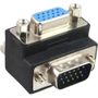 INLINE VGA Adapter 90° 15 Pin male to female
