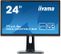 IIYAMA ProLite XB2483HSU-B3 - LED monitor - 24" (23.8" viewable) - 1920 x 1080 Full HD (1080p) @ 60 Hz - A-MVA - 250 cd/m² - 3000:1 - 4 ms - HDMI, VGA, DisplayPort - speakers - black