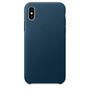 APPLE iPhone X Leather Case - Cosmos Blue