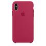 APPLE iPhone X Silicone Case - Rose Red