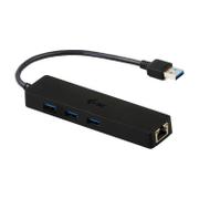 I-TEC SLIM HUB 3 PORT USB 3.0 GB ETHERNET ADAPTER WIN/MAC PERP (U3GL3SLIM)