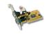 EXSYS EX-41052, 2 x ser. 3,3V & 5V 64/32-bit P&P, 2 x DB9M plugg, 16C550