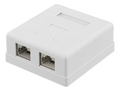 Deltaco VR-221 - overflatemonteringsboks for nettverk