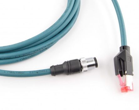 DATALOGIC Cable, Ethernet, CAB-ETH-M10 M12-IP67 to RJ45, 10m (93A051391)