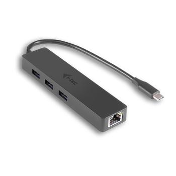 I-TEC USB C Slim 3-port HUB Gigabit Ethernet USB 3.0 to RJ-45 3x USB 3.0 (C31GL3SLIM)