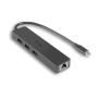 I-TEC USB C Slim 3-port HUB Gigabit Ethernet USB 3.0 to RJ-45 3x USB 3.0