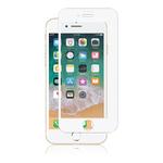 PANZER iPhone 8/7, Curved Silicate Glass, White