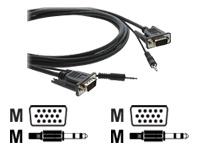 KRAMER C-MGMA/ MGMA | Flexible with 3,5mm Audio | VGA - VGA | Max | GrÃ¥ | 0,9m (92-7301003)