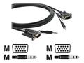 KRAMER C-MGMA/MGMA | Flexible with 3,5mm Audio | VGA - VGA | Max | GrÃ¥ | 0,9m