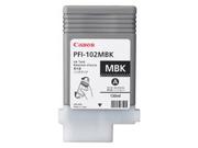 Canon PFI-102 MBK - 130 ml - matt svart - original - blekkbeholder - for imagePROGRAF iPF510, iPF610, iPF650, iPF655, iPF720, iPF750, iPF755, iPF760, LP17, LP24