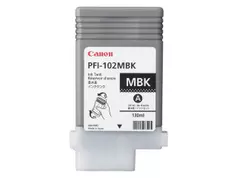 Canon PFI-102 MBK - 130 ml - matt svart - original - blekkbeholder - for imagePROGRAF iPF510, iPF610, iPF650, iPF655, iPF720, iPF750, iPF755, iPF760, LP17, LP24