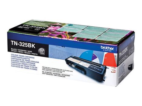 BROTHER TN325BK - High Yield - black - original - toner cartridge - for Brother DCP-9055, DCP-9270, HL-4140, HL-4150, HL-4570, MFC-9460, MFC-9465, MFC-9970 (TN325BK)