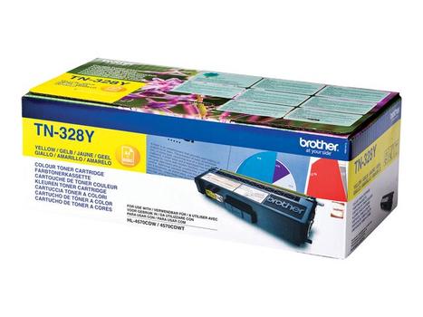 BROTHER Toner Brother  TN328Y gul  6000 sider (TN328Y)