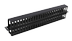 DELTACO 19" 1U Plastic Cable Management,  double side