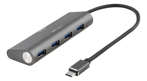 DELTACO 4 Port USB 3.1 Type C HUB (USBC-1207 $DEL)