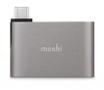 MOSHI USB-C to Dual USB-A Adapter - Grey