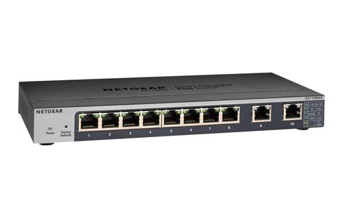 NETGEAR 8-PORT GB SMART MANAGED SWITCH (GS110EMX-100PES)