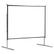 DA-LITE Fast-Fold Del 244 x123 MWhite