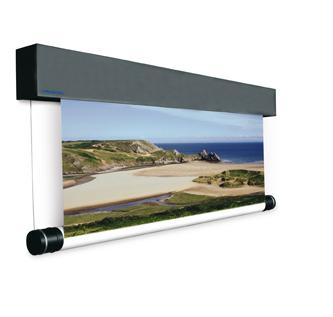 DA-LITE Arena Electrol Dark Cassette Matte White (Non Tensioned) No black borders 1000cm x 550cm (10130884)