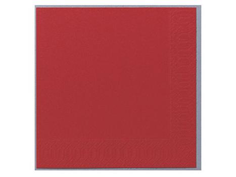 DUNI Tissue servietter 24x24cm bordeaux 250stk (168414*8)