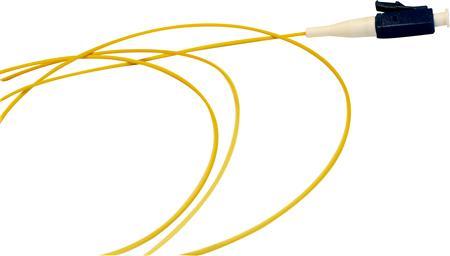 SOLAR PLUS Pigtail LC 9/125 OS2 G657A1 singlemode,  easy strip, præ-termineret konnektor,  længde: 1,0 meter (S1LC7AE-YE)