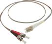 SOLAR PLUS Patchkabel LC-ST 62,5/125 OM1 multimode, duplex, længde: 3,0 meter, farve: grå med LSZH kappe