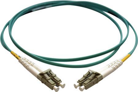 SOLAR PLUS Patchkabel LC-LC 50/125 OM3 multimode,  duplex, længde: 3,0 meter, farve: aqua med LSZH kappe (S3LCLCOM3DAQ)