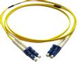 SOLAR PLUS Patchkabel LC-LC 9/125 OS2 singlemode, duplex, længde: 0,5 meter, farve: gul med LSZH kappe
