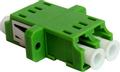 SOLAR PLUS Adapter LC/APC duplex, singlemode, farve: grøn