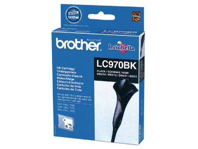 BROTHER LC-970BK INK CARTRIDGE BLACK F/ DCP-135C -150C MFC-235C NS (LC-970BK)