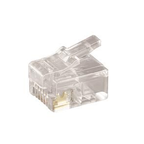 Goobay 50251 RJ12 Western Connector for Flat Cable 6 Pin (50251)
