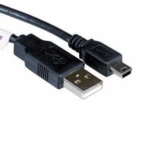 Goobay USB2.0 Cable TypeA-Mini 5pin. Black. 5.0m (50769)