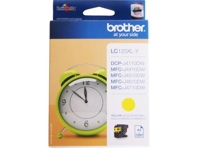 BROTHER LC125XLY ink yellow 1200pages (LC125XLY)