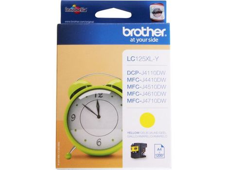 BROTHER LC125XLY ink yellow 1200pages (LC125XLY)