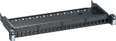 LAURITZ  KNUDSEN Patchpanel S1 udtræksbar 19" 1HE
Standard,  24 porte for Actassi® konnektor
Farve: koksgrå, med Quick Fix (VDIG011241F)