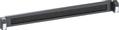 LAURITZ  KNUDSEN Kabelgennemføringsplade Actassi® 19" 1HE med børster, farve: koksgrå med Quick Fit