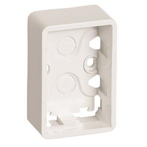 LAURITZ  KNUDSEN Underlag, serie 50 - 503 D 6615 - hvid - stikkontakt - 50x75 (503D6615)