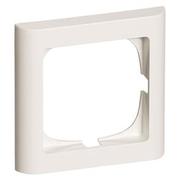 LAURITZ  KNUDSEN Rammer, serie 63 softline - 500 D 6010 - hvid - afbryder - 63x63