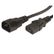 ROLINE Power Cable C14 to C13. Black. 0.5m