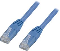 DELTACO UTP Cat.6 patch cable 2m, blue