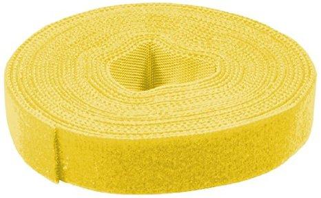 LOGILINK - Cable Strap, Velcro Tape, 4m, yellow (KAB0051)
