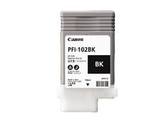 Canon PFI-102 BK - 130 ml - fargestoffbasert svart - original - blekkbeholder - for imagePROGRAF iPF510, iPF610, iPF650, iPF655, iPF750, iPF755, iPF760, iPF765, LP17, LP24
